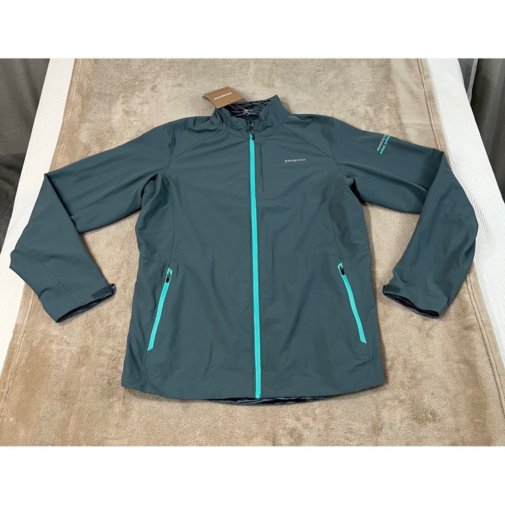 Patagonia Dirt Craft Jacket Womens XL Nouveau Green Full Zip STY24030 Logo